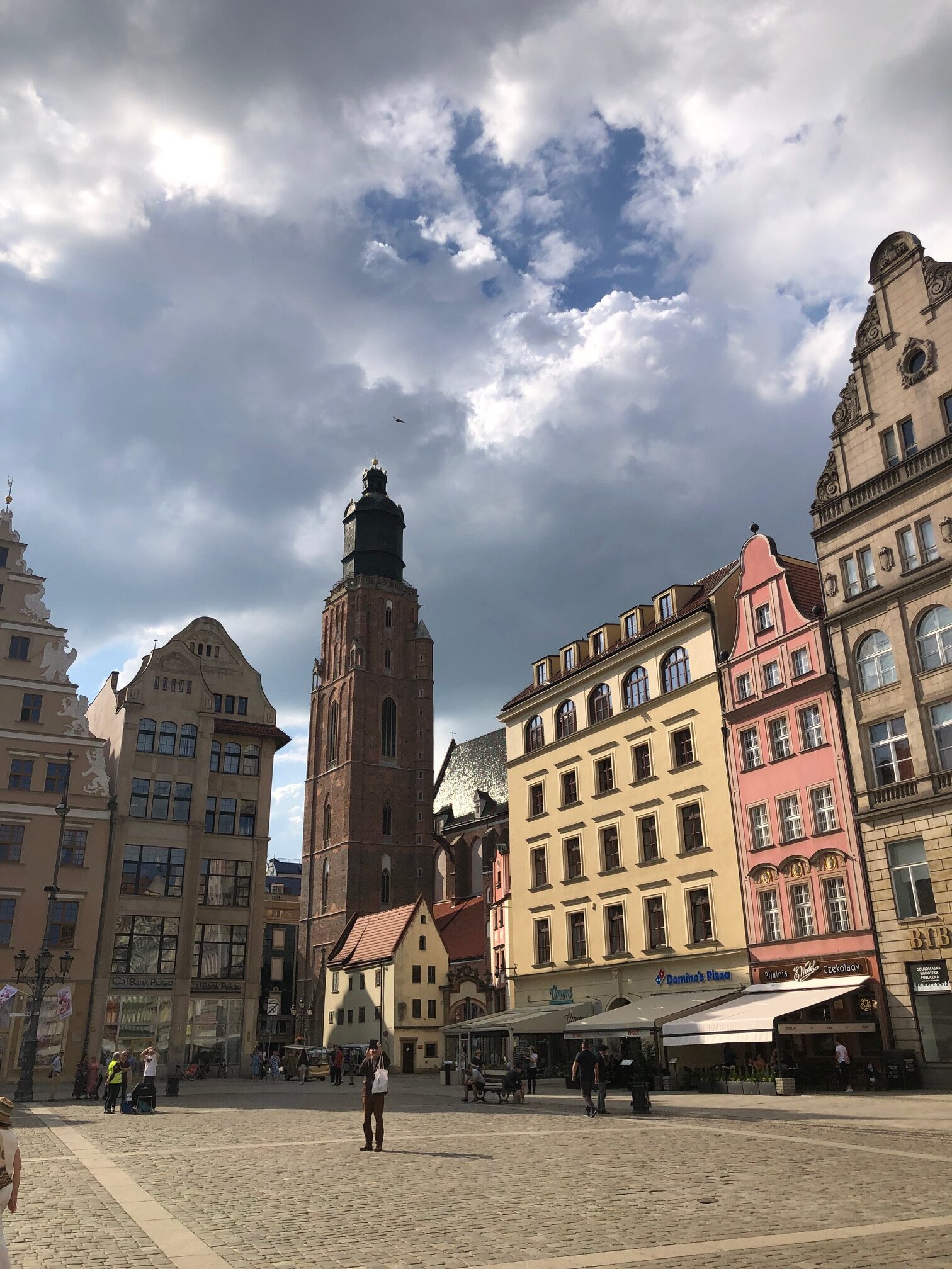 Foto van het stadscentrum van Wroclaw, Poleen
