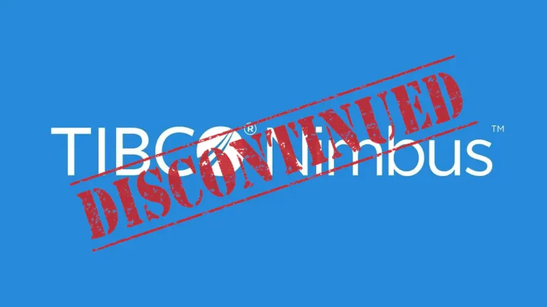 TIBCO Nimbus Discontinued