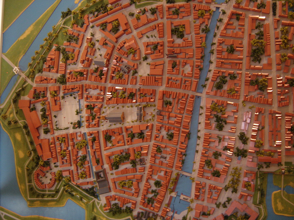 Model van de vestingstad Gorinchem