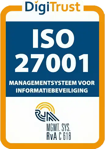 DigiTrust Badge - ISO 27001 Certification of Manualmaster Information Security Management System